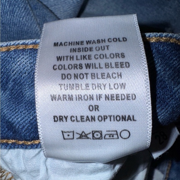 Altar’d State High Rise, distressed, super Flare Jeans size 28. GUC - Picture 13 of 13